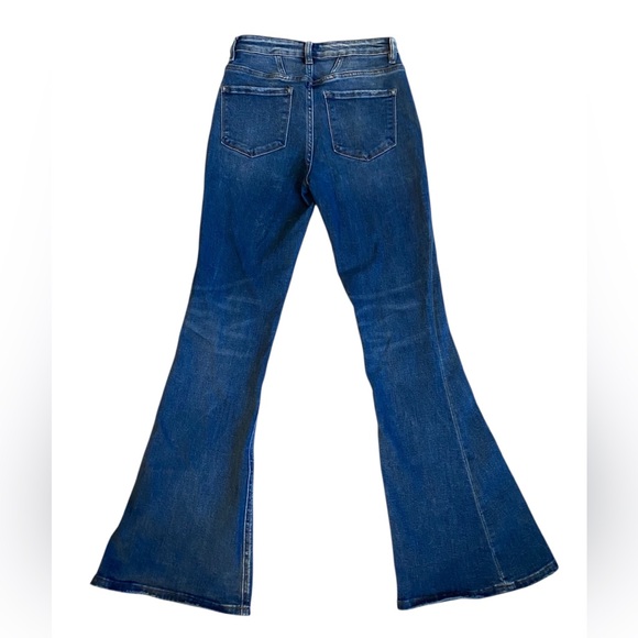 Flying Monkey Flare High Rise Jeans Unique Size 26 - Picture 9 of 16